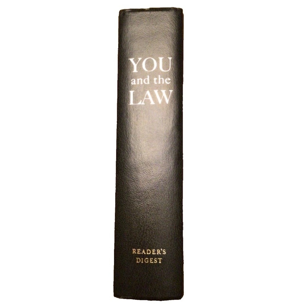 You and the Law Reader's Digest 1971 Hardcover Vintage Law Book